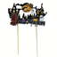 Halloween Cake Topper - 6pcs, - Korvel