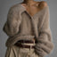 Loose V-neck Button Cardigan for Women - Stylish Knitted Sweater