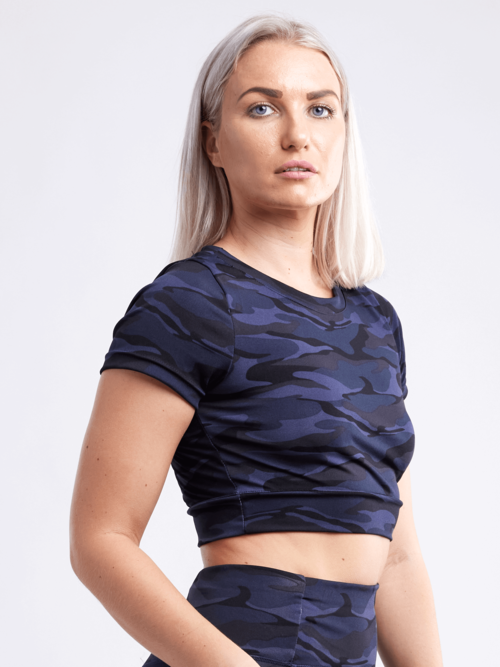 JupiterGear Crop Top à Manches Courtes