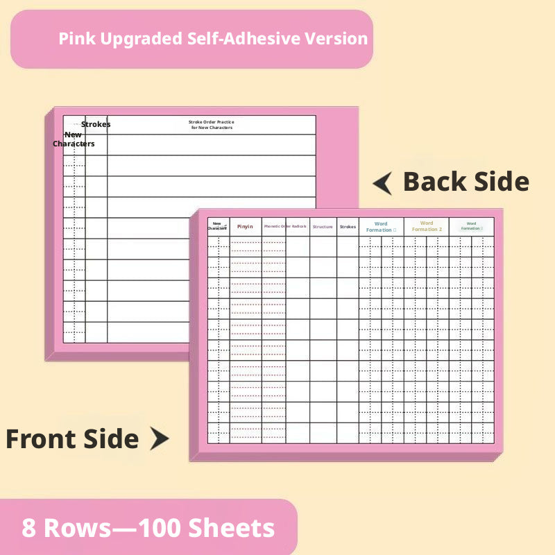 Premium Blue Index Cards - 8 Lines, 100 Count