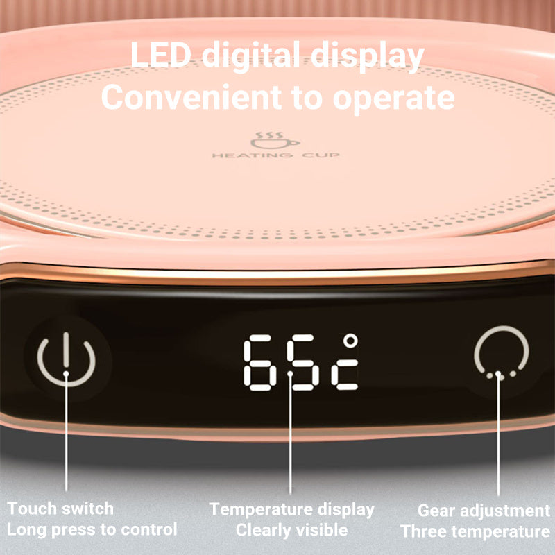 Smart Coffee Mug Warmer - Elegant Heating Coaster