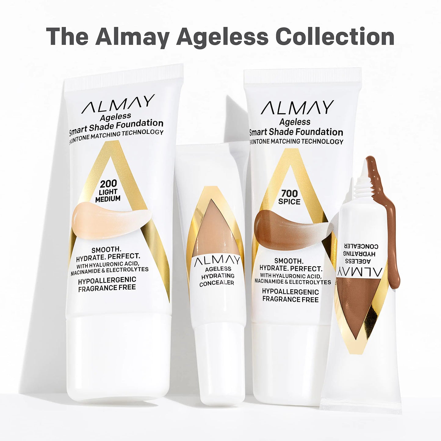 Fond de teint Almay Smart Shade avec acide hyaluronique et niacinamide, 30 ml