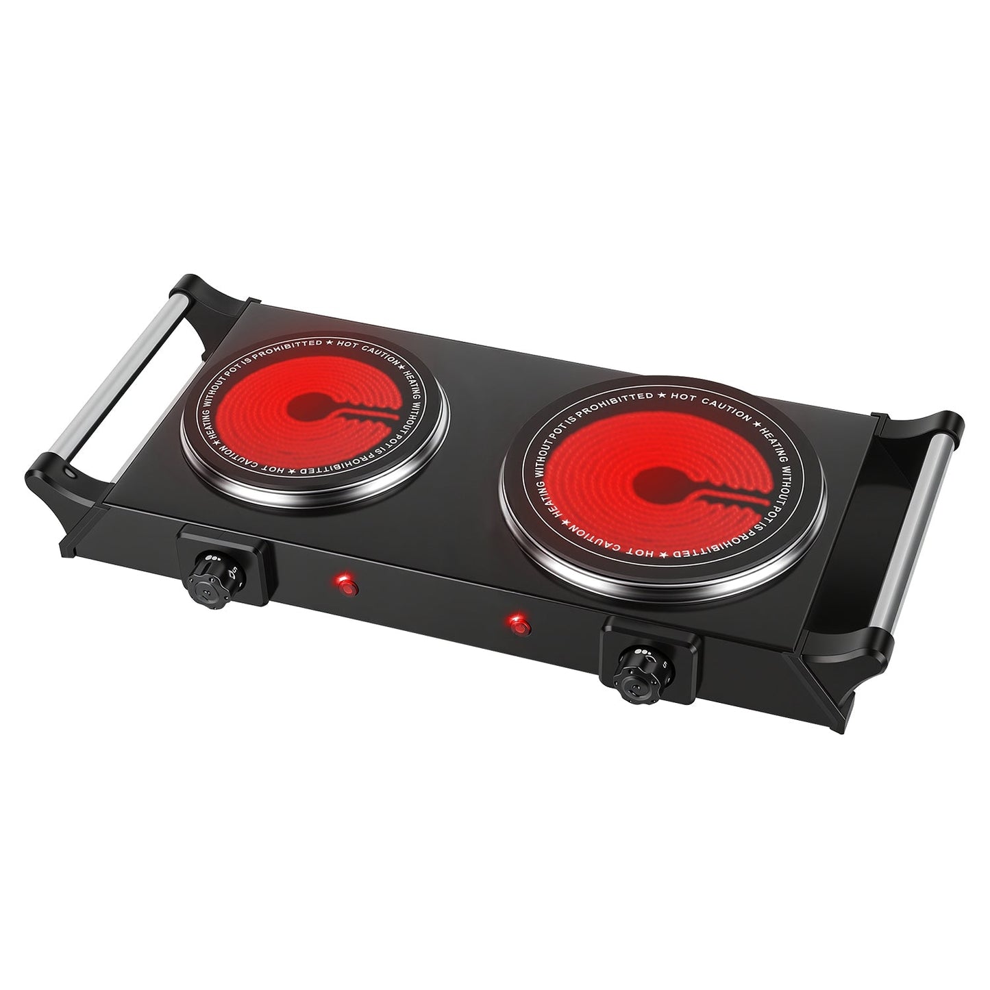 Placa Calentadora Portátil Doble de 1800W