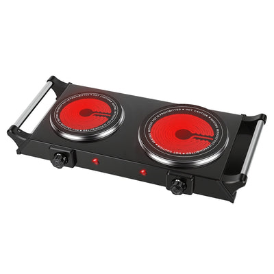 Placa Calentadora Portátil Doble de 1800W