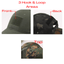 Casquette à patch de style tactique avec sangle réglable