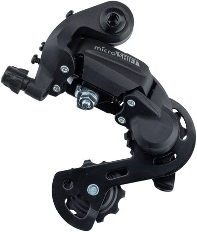 microSHIFT M21 Rear Derailleur - 6/7 Speed Short Cage Black