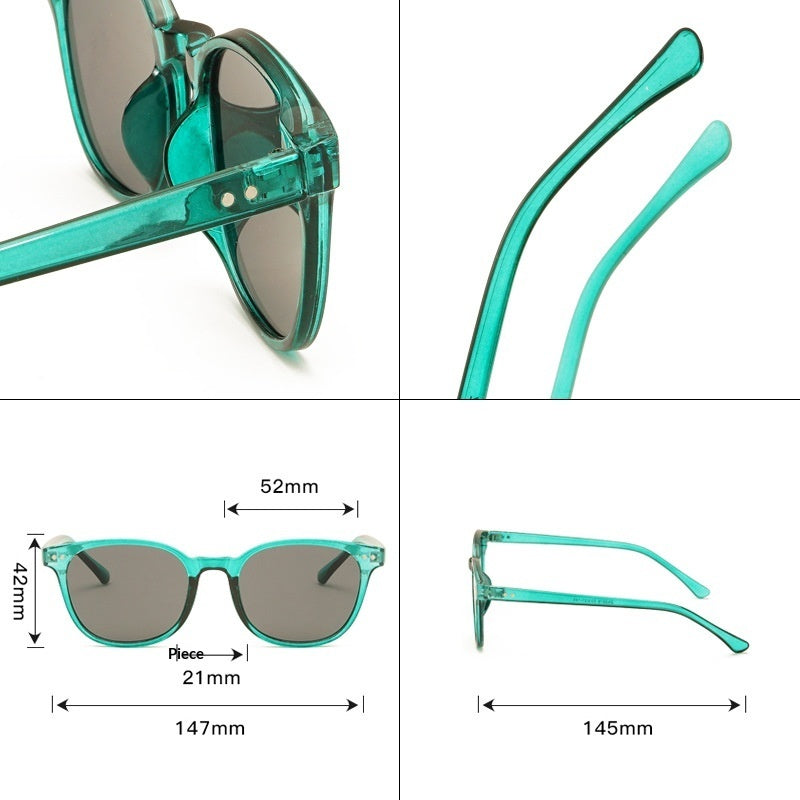 Lunettes de soleil européennes et américaines élégantes