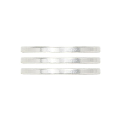 Industry Nine iRiX Headset Spacer - 2.5mm Aluminum Silver (3pcs)