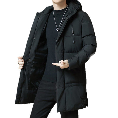 Men's Plus Size Winter Hooded Parka