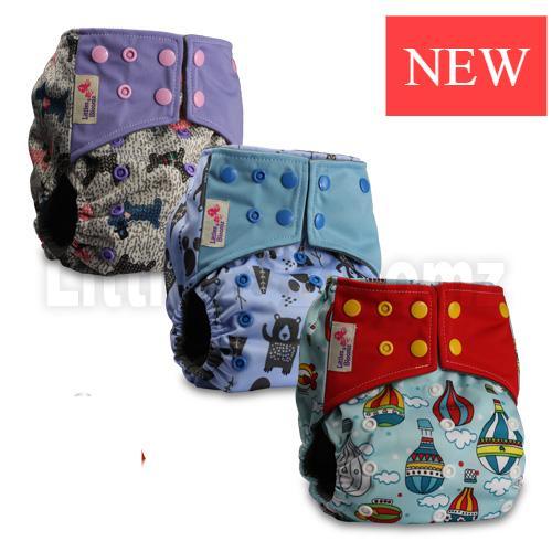 Modern Luxury Printed Washable Cloth Diaper Set