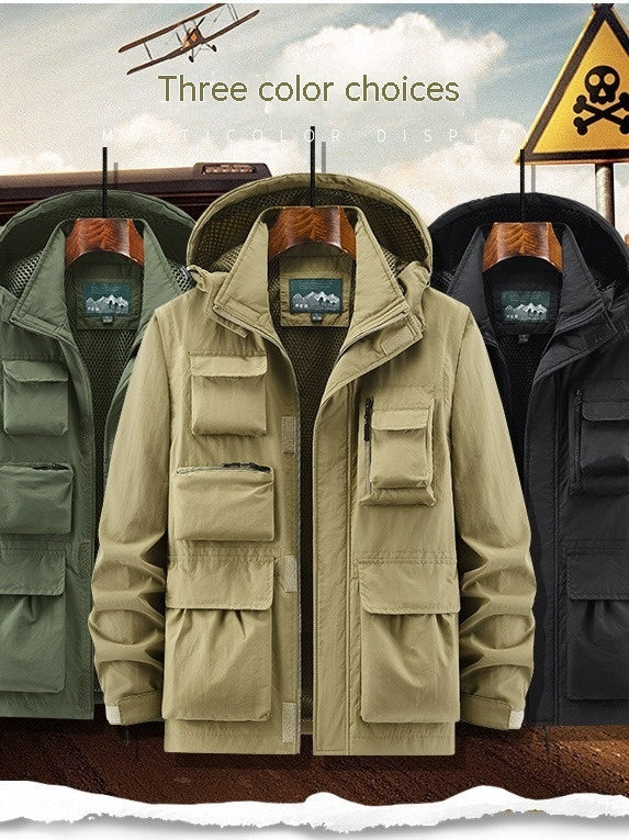 Premium Outdoor Shell Jacket Overalls