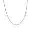 14k White Gold Gourmette Chain - 1.0mm