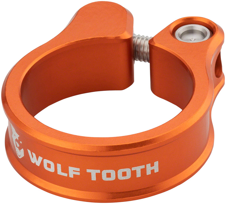 Collier de Selle Wolf Tooth - 31.8mm à Fixation par Boulon Orange
