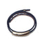 Pulsera de Cuero con Hebilla - Azul Marino