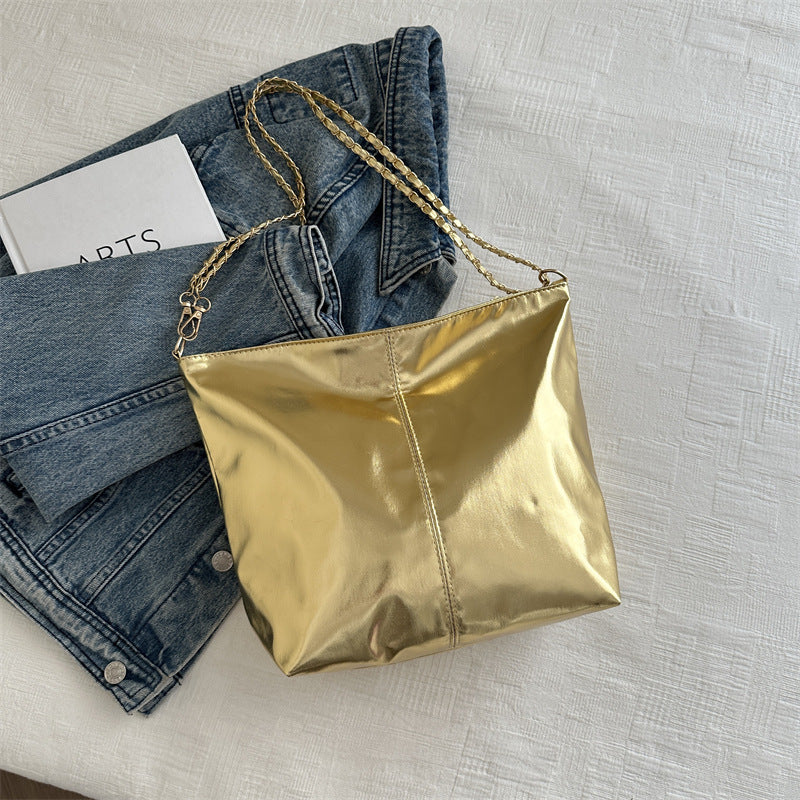 Sac à bandoulière texturé premium grande capacité pour femmes