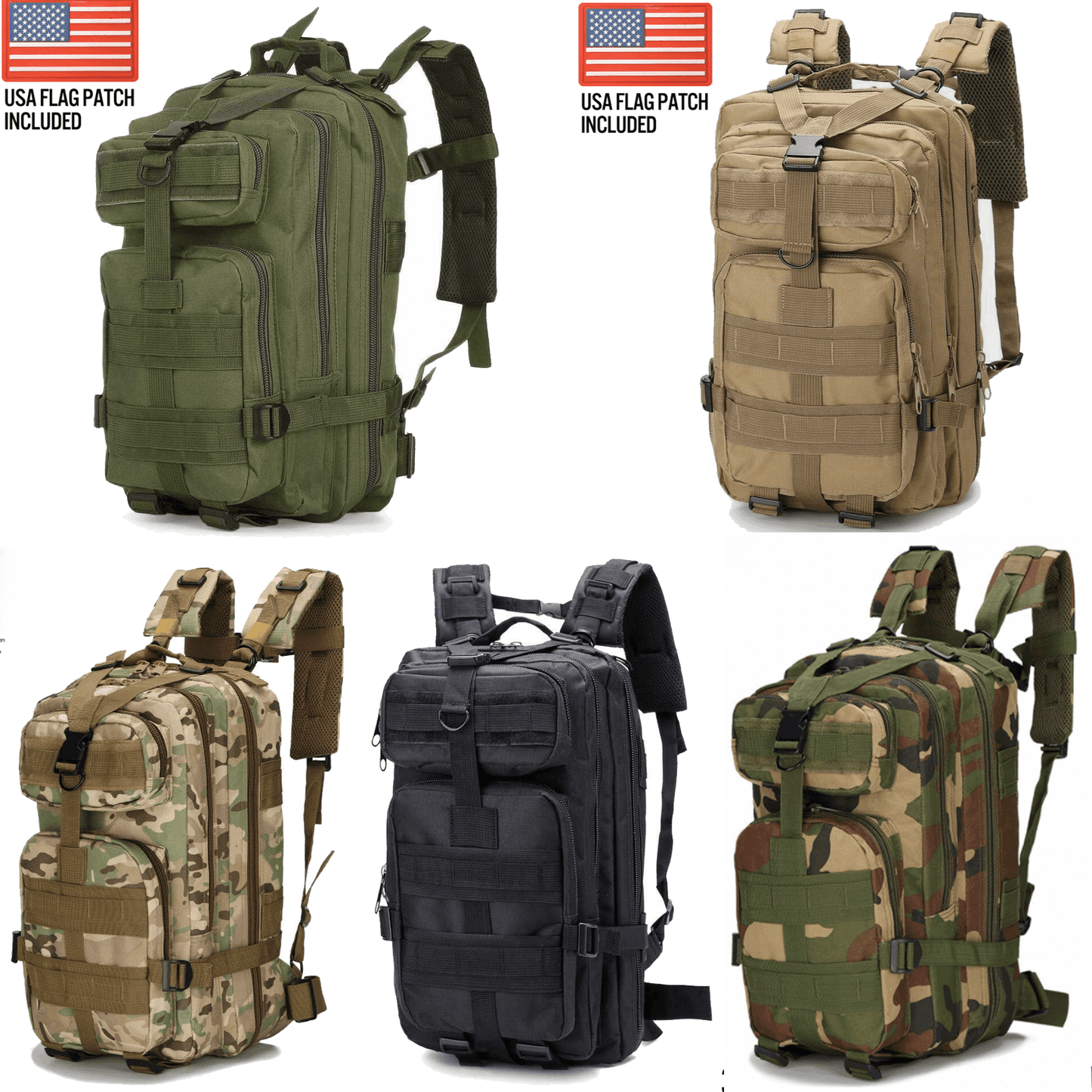 Mochila táctica pequeña XGear 30L - Duradera y versátil