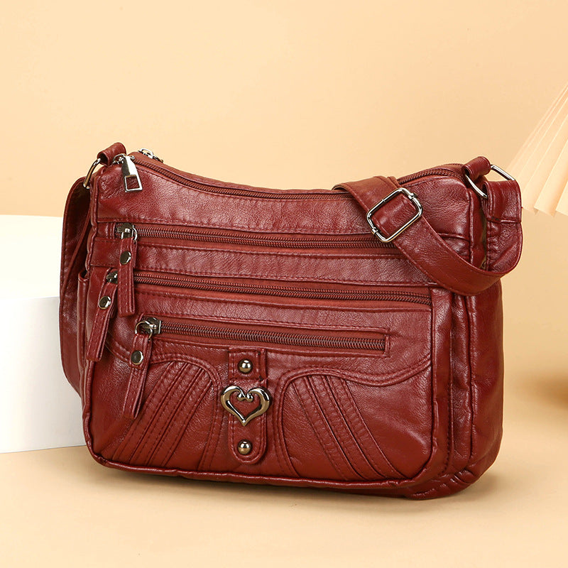 Multi-Pocket Practical Casual Shoulder Bag