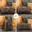 Bolso Cruzado de Cuero Vintage de Gran Capacidad para Viajes