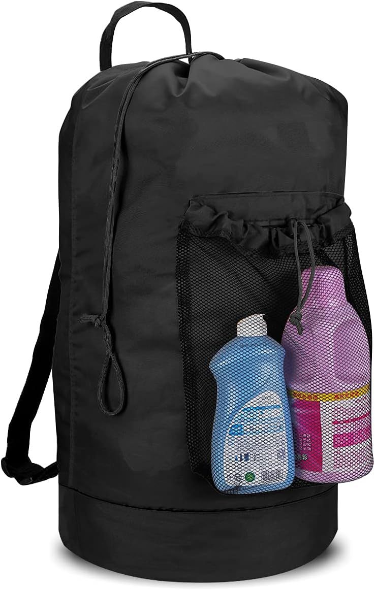 Sand-free Waterproof Oxford Cloth Drawstring Travel Laundry Carrier