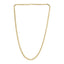 Collar de caja elegante para hombres en oro amarillo de 14k con alto pulido - 5.0mm