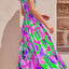 Charming Floral Tie-Shoulder Midi Dress for Summer Escapes - Korvel