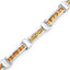6.48 Carat Genuine Multi Sapphire .925 Sterling Silver Bracelet