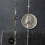 14k Two Tone Gold Diamond Cut Bead Links Pendant Chain