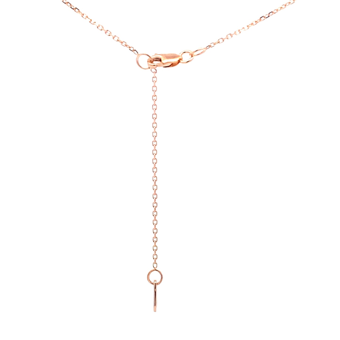 .73ct Sapphire Diamond Pendant in 10KT Rose Gold