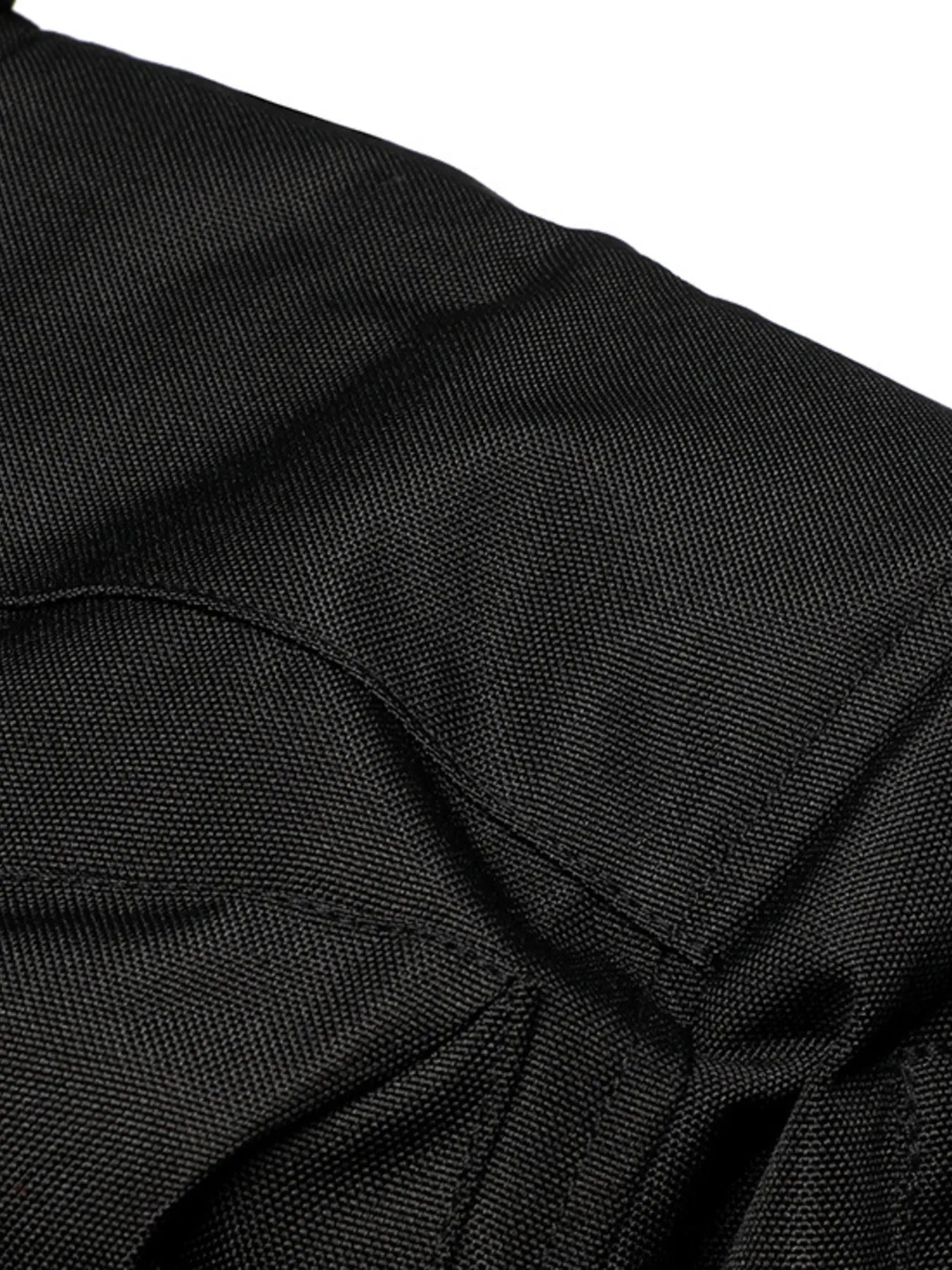 Men's Plus Size Multi Buckle Water-Resistant Jacket