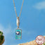 S925 Sterling Silver Openable Passport Pendant