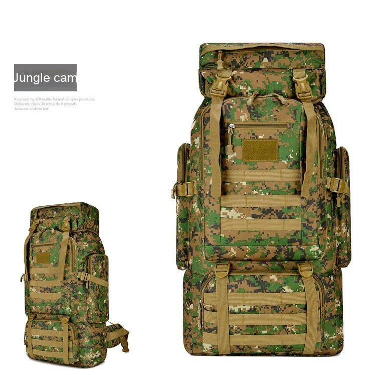 Mochila de Montañismo Camuflada para Exterior