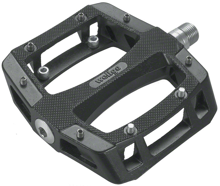 Pedales de Plataforma de Aluminio Wellgo A-52 - Negro