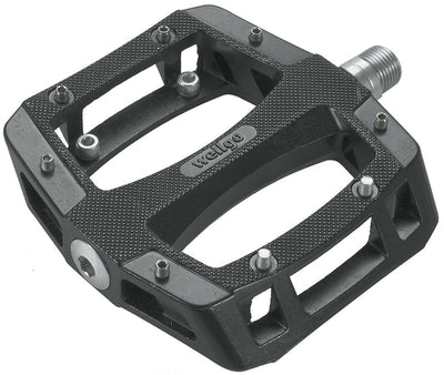 Wellgo A-52 Platform Aluminum Pedals - Black