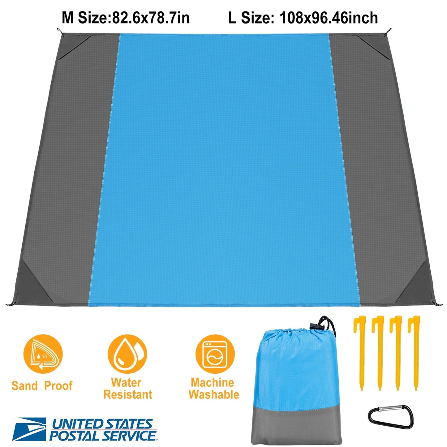 Sand Proof Picnic Blanket - Water Resistant & Foldable for Outdoor Fun