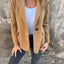 Ins Button Lapel Short Blazer Winter Fashion Commuter Jacket Outwear Women's Clothing - Korvel