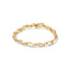 Bracelet en or 10K avec diamants en lien infini - 0,50 cttw