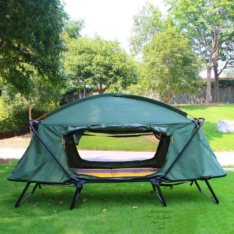 Outdoor Thickened Oxford Cloth Insulated Off Ground Tent For Two Camping And Fishing Tent - Korvel