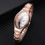 Montre de luxe élégante pour femmes avec bracelet en cuir