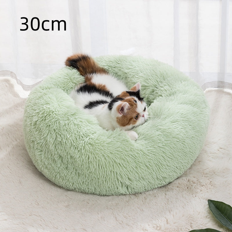 Cozy Winter Warm Pet Bed for Cats