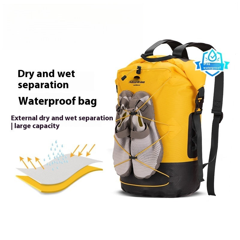 Sac à dos extérieur imperméable avec séparation humide/sèche