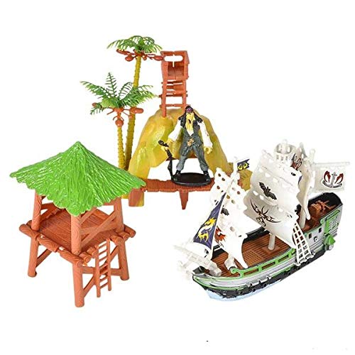 Oasis Supply Aventura Pirata, Set de Juguetes de Bucanero de 4 Piezas