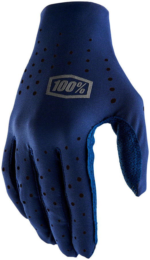 Gants Sling 100% - Navy à Doigts Complets Moyen