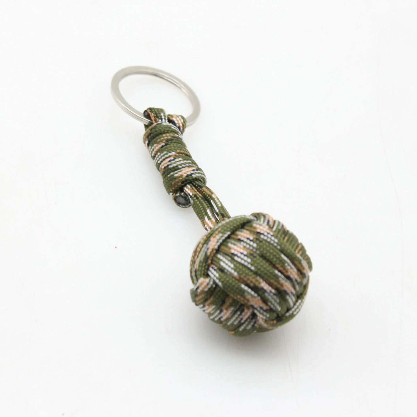Outdoor Parachute Cord Woven Key Ball - Versatile Key Pendant
