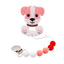 BPA Free Silicone Teether - Cartoon Animal Design