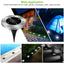 4-Pack Solar Ground Lights for Pathway and Patio