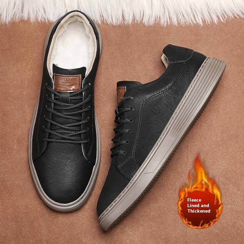 Premium Low-top Men's Casual Sneakers in Cowhide
