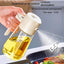 Distributeur de vaporisateur d'huile d'olive 470ML - Bouteille en verre 2-en-1 pour la cuisine