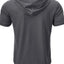 Camiseta Henley con Capucha Casual para Hombre en Tallas Grandes