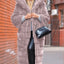 Fashionable Thickened Long Plush Women's Coat