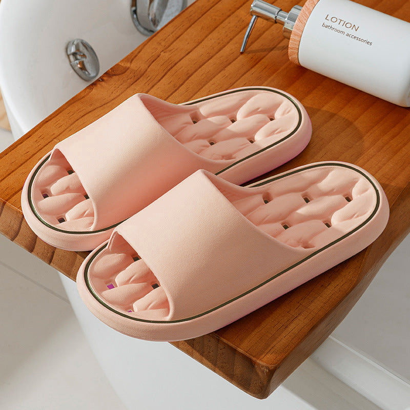 Non-Slip Bathroom Slippers with Thick Sole for Home Comfort